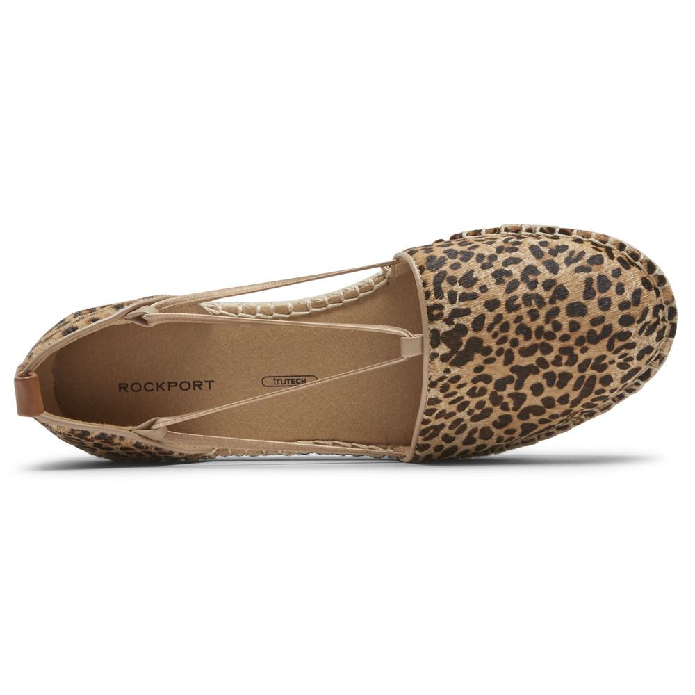 Rockport Slip-Ons Dame Leopard - Seaview Bungee - QJAT38479